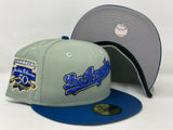 Northeastern Green LA Dodgers Jackie Robinson New Era Fitted Hat