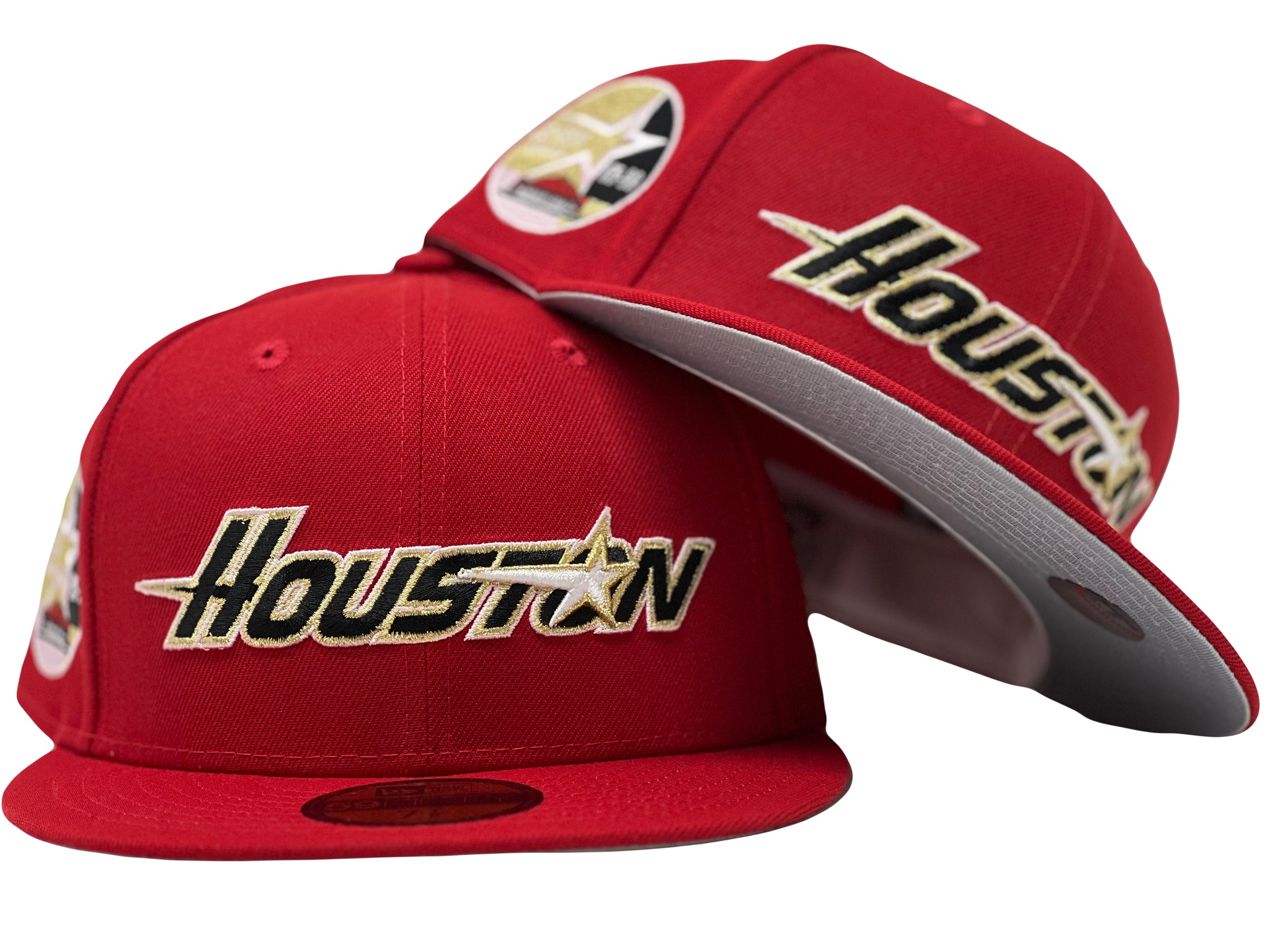 Navy Blue Houston Astros Gray Brim New Era Custom Fitted Hat – Sports World  165