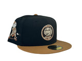 Black New York Mets Mr. Mets Man New Era Custom Fitted Hat