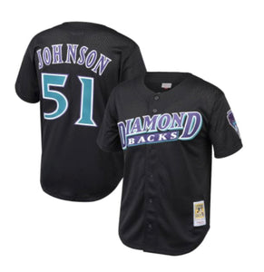 Arizona Diamondbacks 1999 Randy Johnson Mitchell and Ness batting jersey