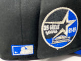 HOUSTON ASTROS 35TH ANNIVERSARY BLACK/ ROYAL NEW ERA FITTED HAT