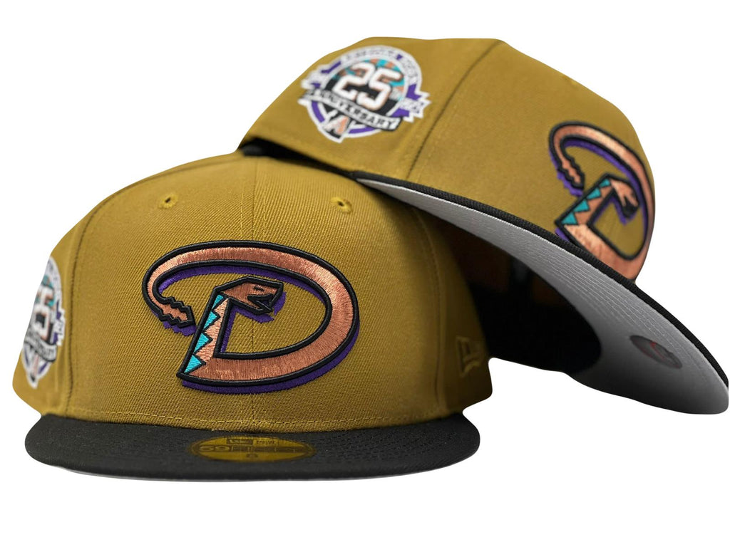 Arizona Diamondbacks 25TH Anniversary Gray Brim New Era Fitted Hat