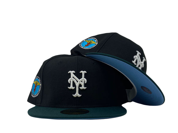 New York Mets Dept. Of Sanitation Black Icy Brim New Era Fitted Hat