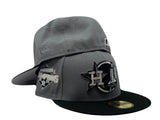 Storm Gray Houston Astros Real Tree Brim New Era Custom Fitted 