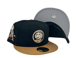 Black New York Mets Mr. Mets Man New Era Custom Fitted Hat