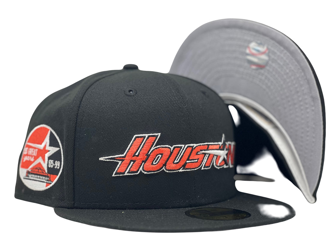 HOUSTON ASTROS 35TH ANNIVERSARY GRAY BRIM NEW ERA FITTED HAT