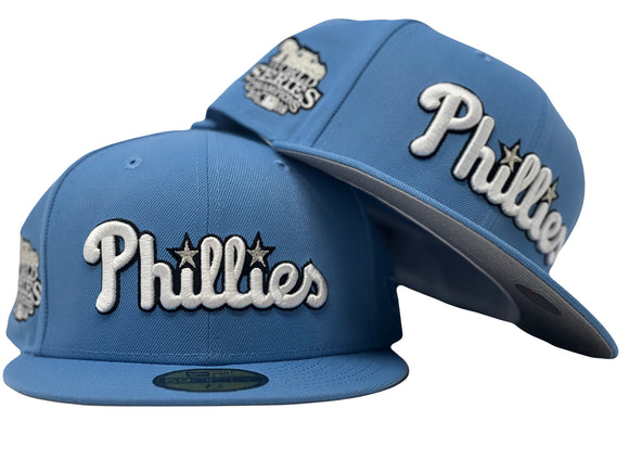 PHILADELPHIA PHILLIES 2008 ALL STAR GAME SKY BLUE NEW ERA FITTED HAT