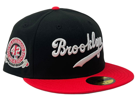 Brooklyn Dodgers Jackie Robinson 60th Anniversary New Era Fitted Hats