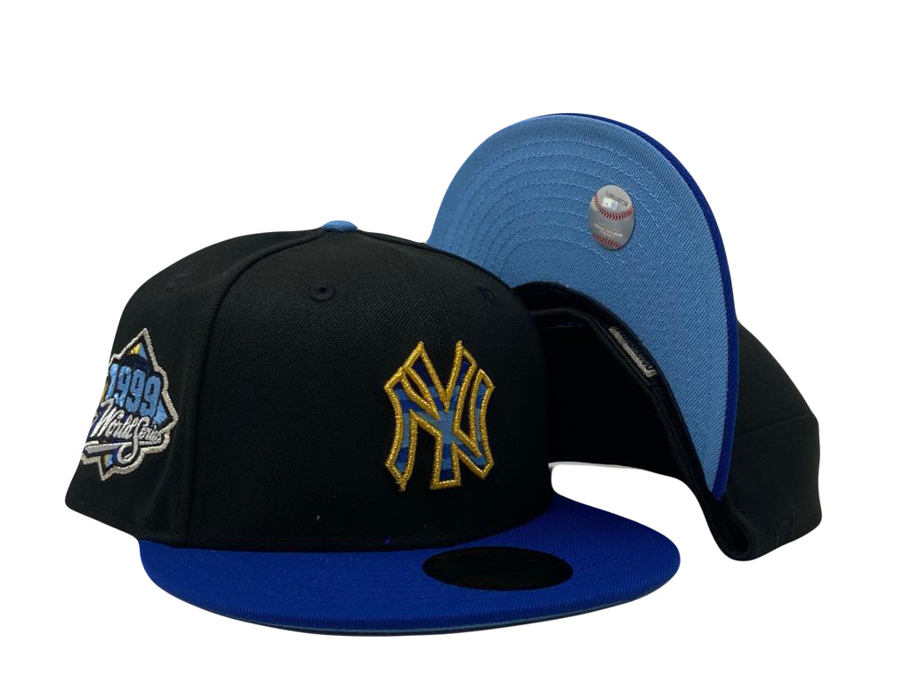 Black New York Yankees 1999 world series New Era Fitted Hat