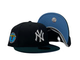 NY Yankees Dept. Of Sanitation Black Icy Brim New Era Fitted Hat