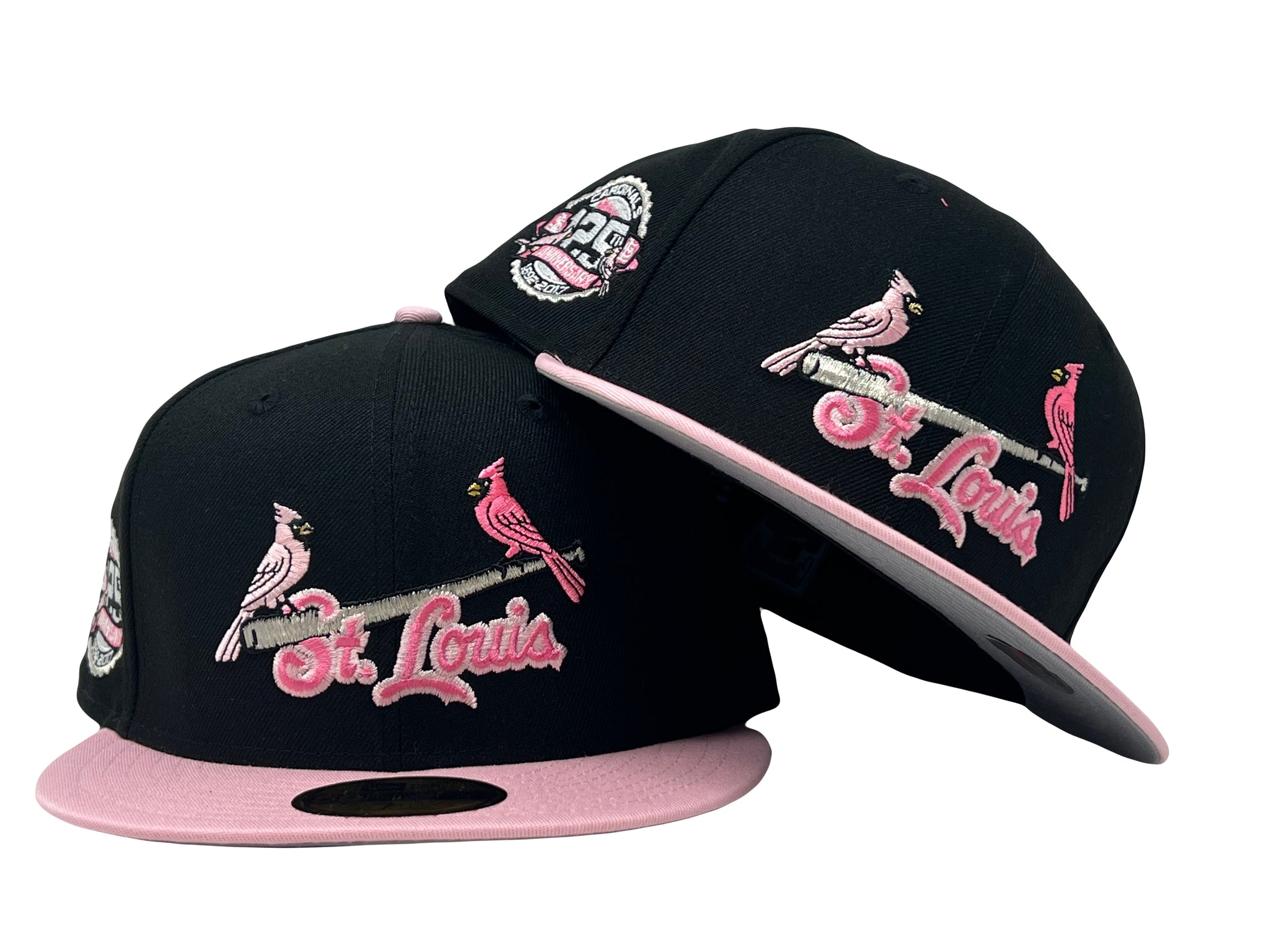 St. Louis Cardinals New Era Flamingo 59FIFTY Fitted Hat - White