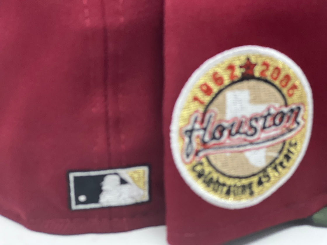 Houston Astros 45th Anniversary Brick Red / Camouflage New Era Fitted Hat