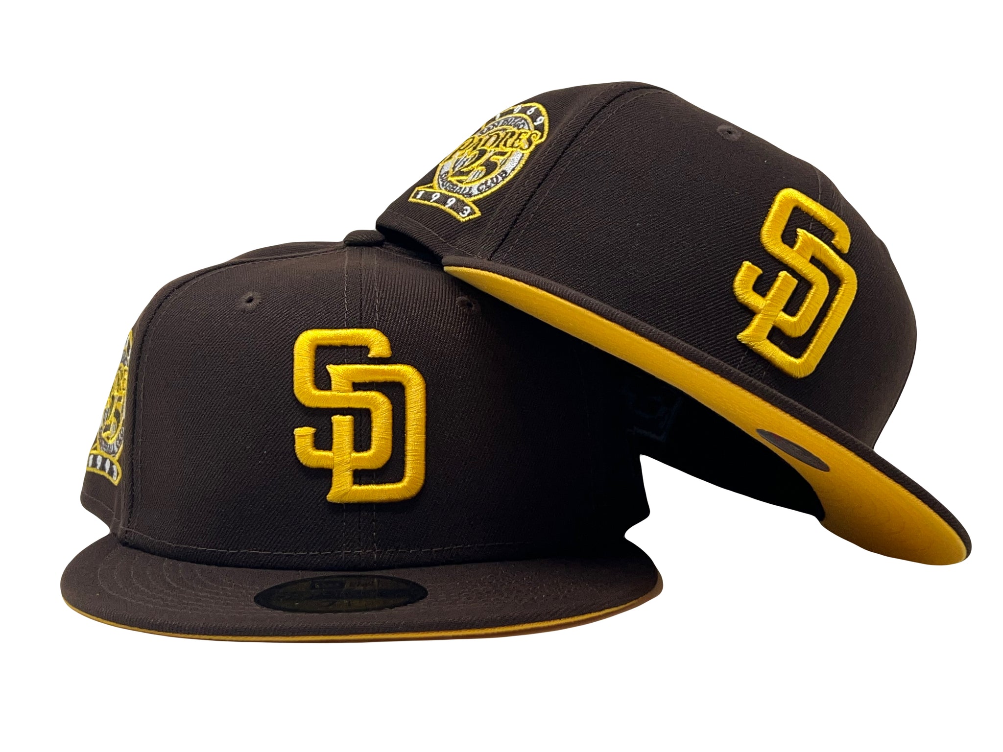 New Era San Diego Padres 25th Anniversary Pinstripe Heroes Elite Edition  59Fifty Fitted Hat, EXCLUSIVE HATS, CAPS