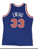 New York Knicks Road 1991-92 Patrick Ewing Mitchell and Ness Swingman jersey