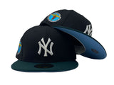 NY Yankees Dept. Of Sanitation Black Icy Brim New Era Fitted Hat