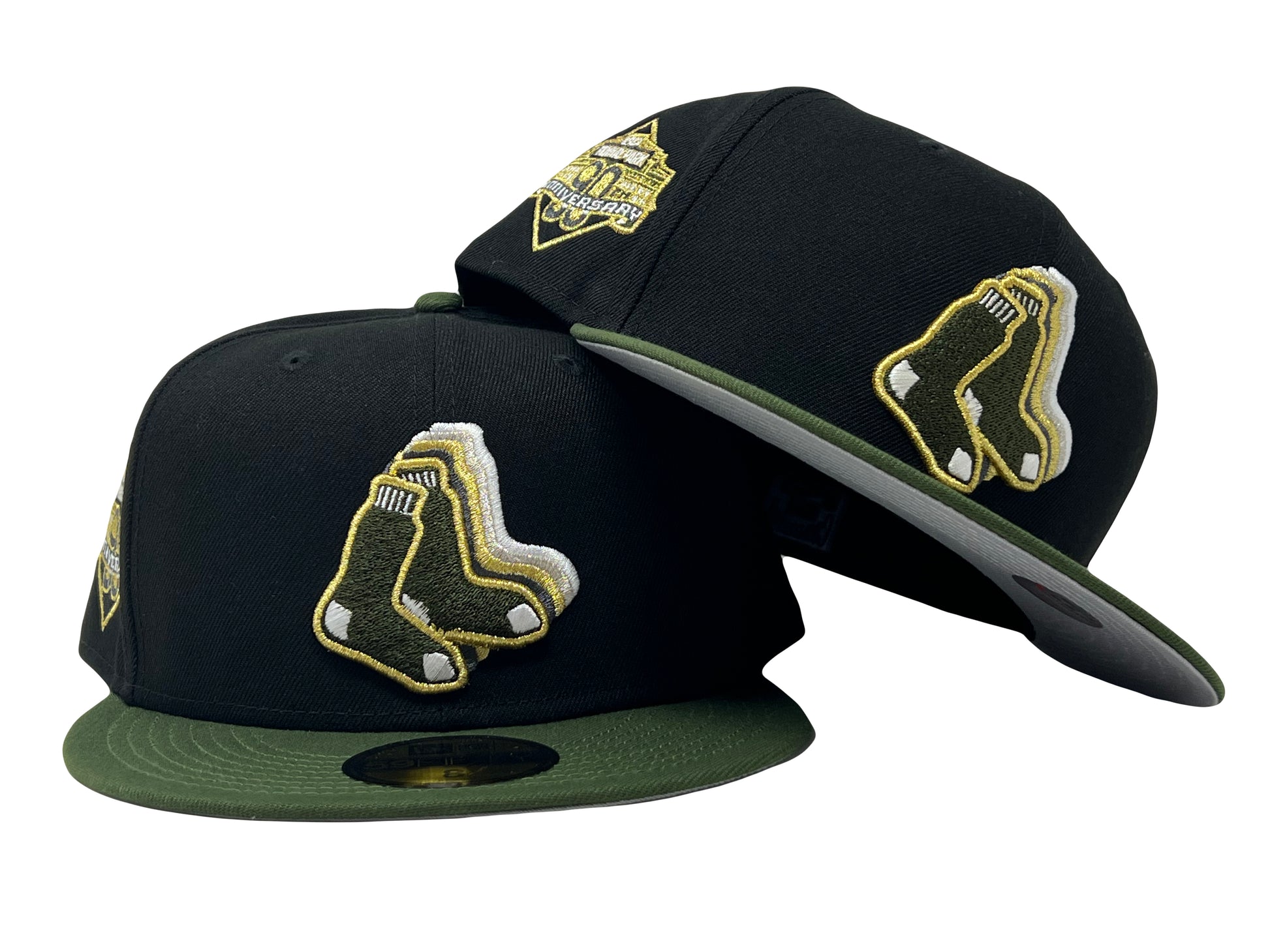 Boston Red Sox 90th Anniversay "Shadow Logo"  59fifty New Era Fitted Hat