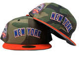 NEW YORK METS 1964-2003 SHEA STADIUM GRAY BRIM NEW ERA FITTED HAT