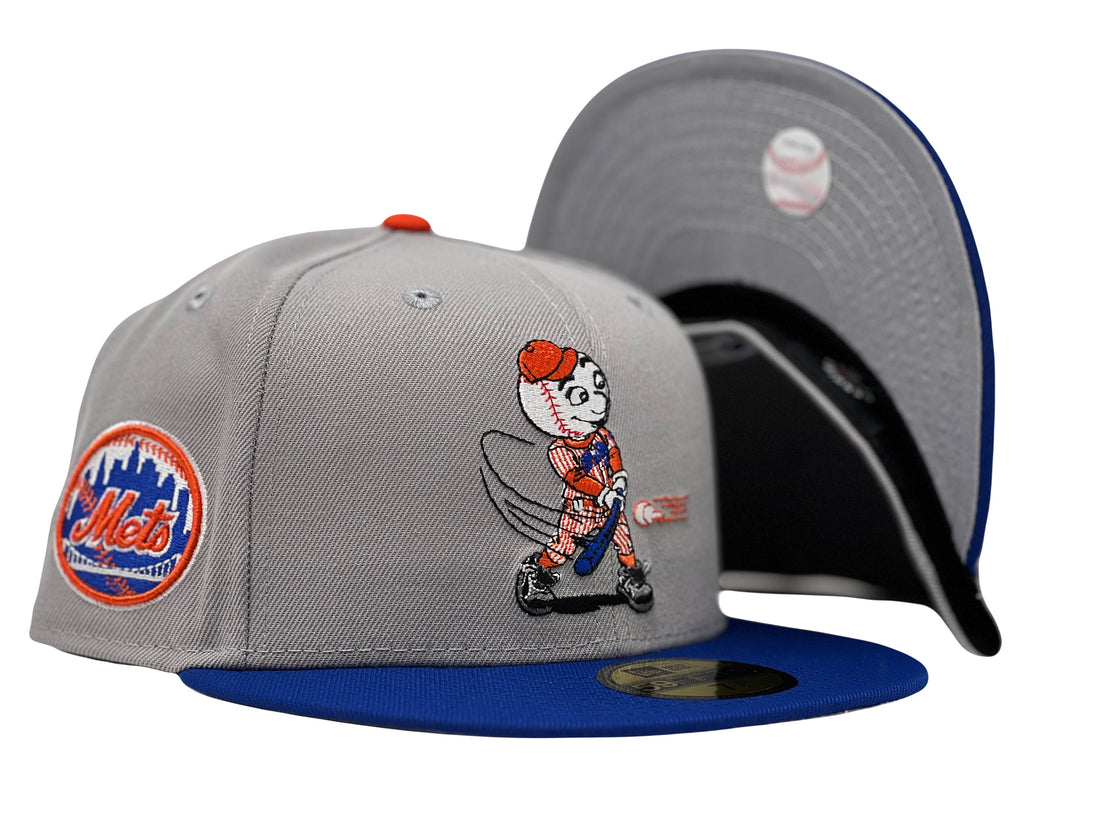 NEW YORK METS SWINGING MR. METS MAN NEW ERA FITTED HAT