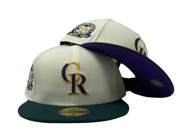 COLORADO ROCKIES 25TH ANNIVERSARY VERSITY PURPLE LAVENDER BRIM NEW ERA –  Sports World 165