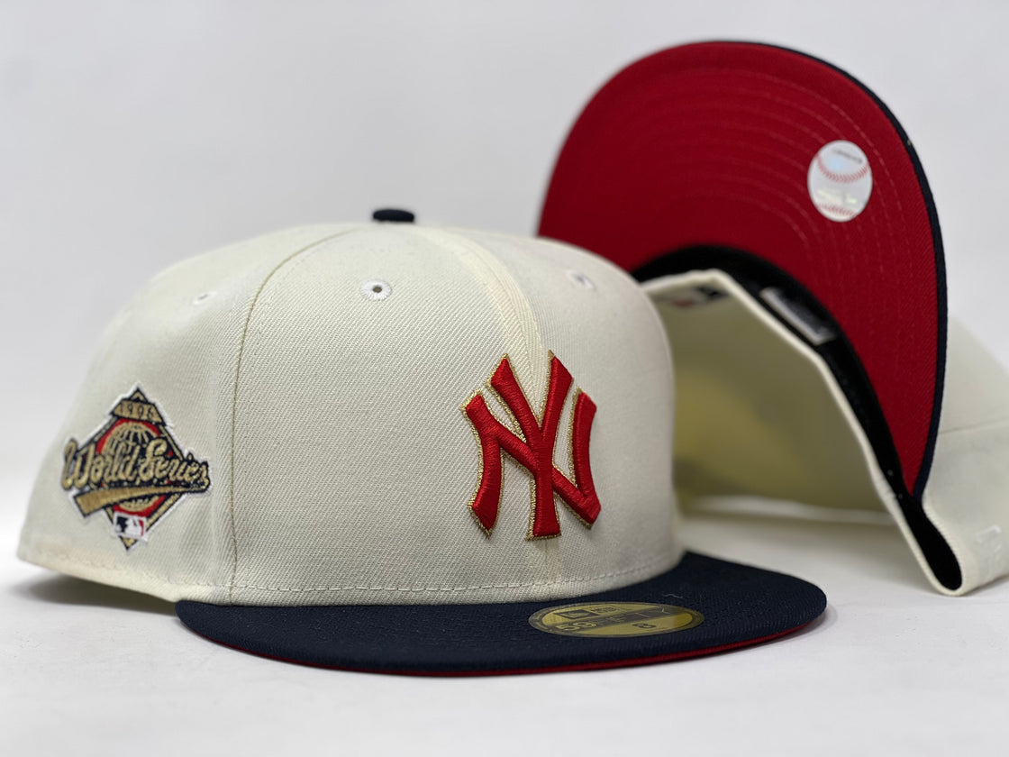 New York Yankees 1996 World Series Red Brim New Era Fitted Hat