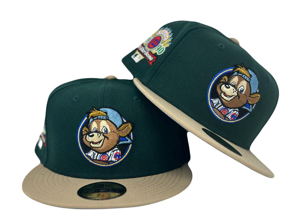 Dark Green Chicago Cubs Bear Logo New Era 59fifty New Era Fitted