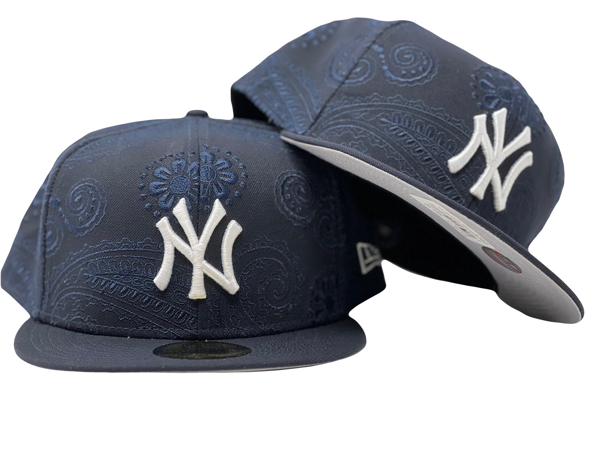 New York Yankees Shirt Mens Medium Blue New Era Bandana NY Logo