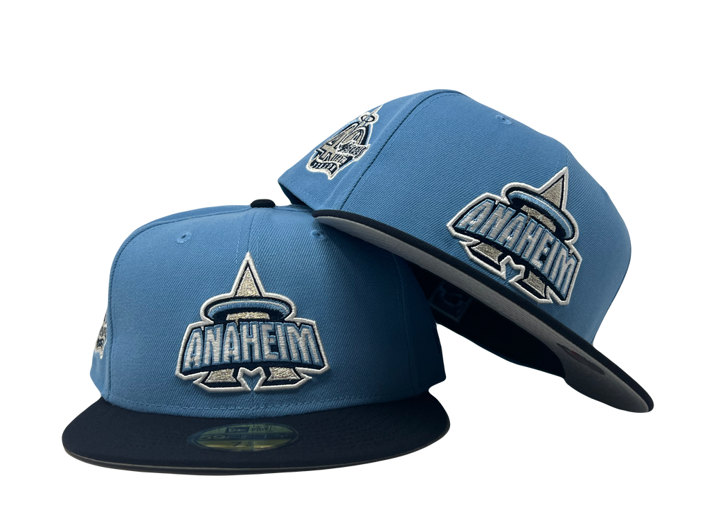 Los Angeles Angels 40th Anniversary Gray Brim New Era Fitted Hat