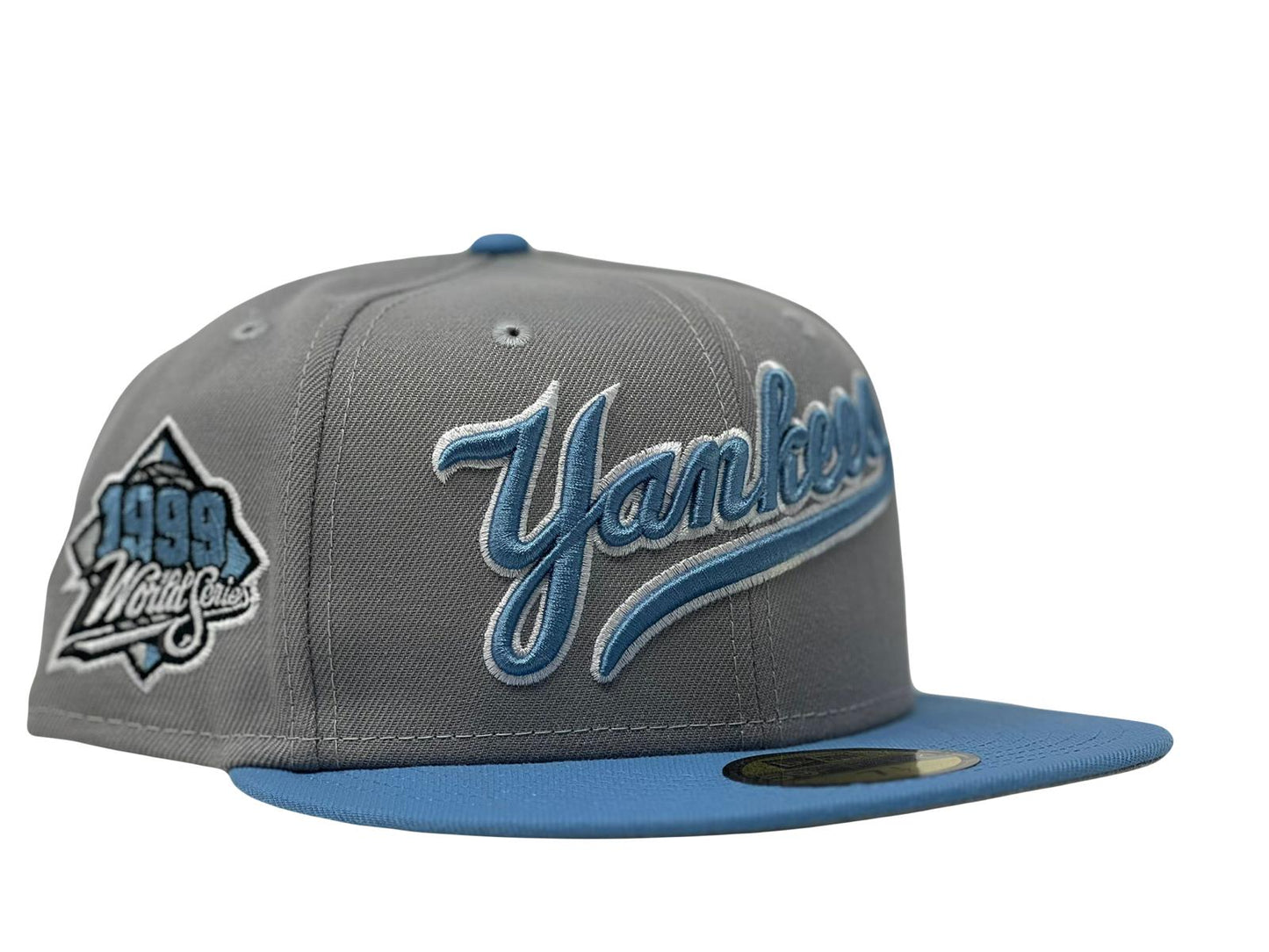 New York Yankees 1999 World Series Gray Brim New Era Fitted Hat