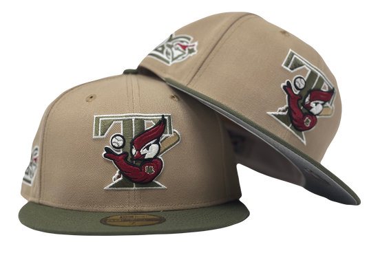 Toronto Blue Jays 20th Anniversary Gray Brim New Era Fitted Hat