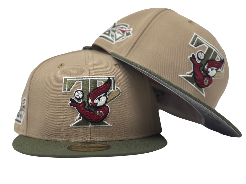 Toronto Blue Jays 20th Anniversary Gray Brim New Era Fitted Hat