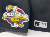 Arizona Diamondbacks 2001 World Series Gray Brim New Era Fitted Hat
