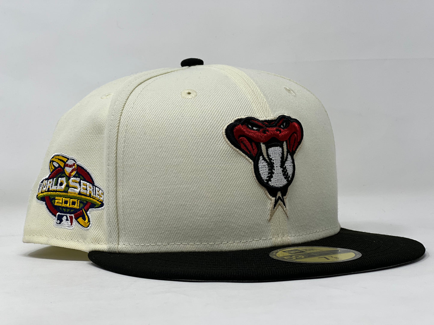 Arizona Diamondbacks 2001 World Series Gray Brim New Era Fitted Hat