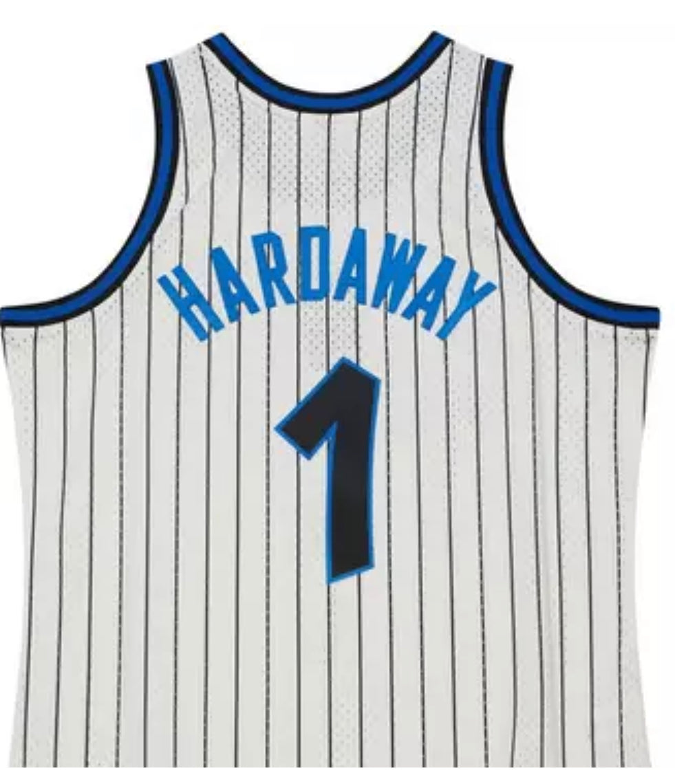 ORLANDO MAGIC PENNY HARDAWAY CREAM MITCHELL AND NESS JERSEY
