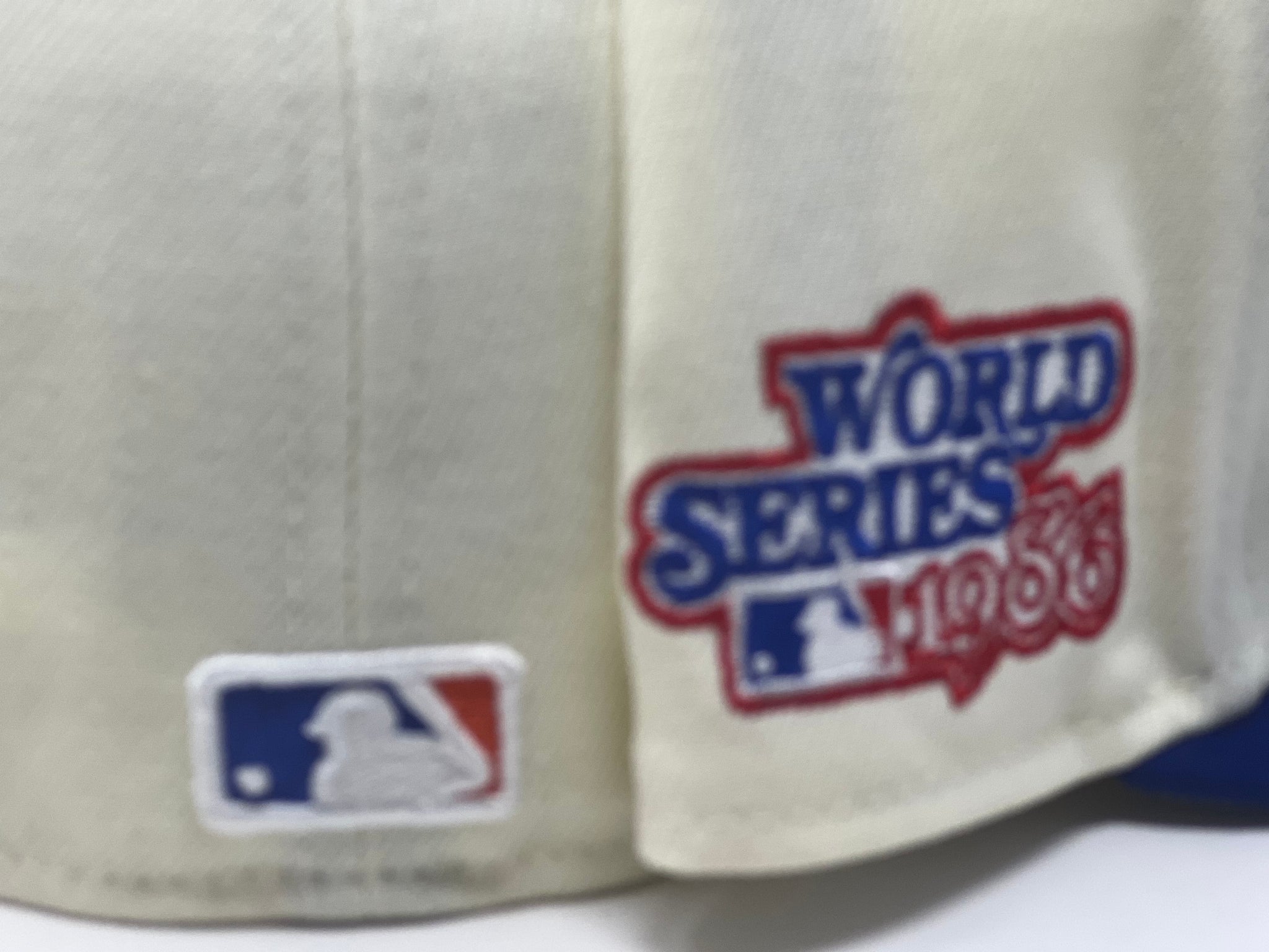 New Era Men's New Era Light Blue/Brown York Mets 1986 World Series Beach  Kiss 59FIFTY Fitted Hat