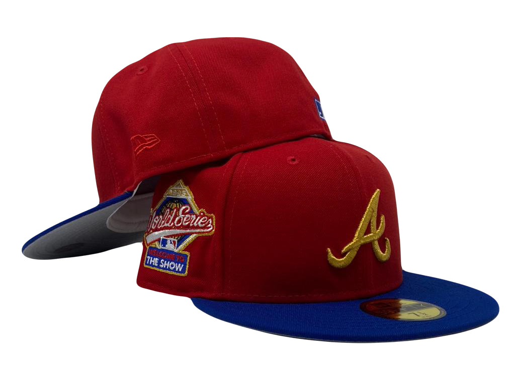Red Atlanta Braves Welcome To The Show New Era Fitted Hat