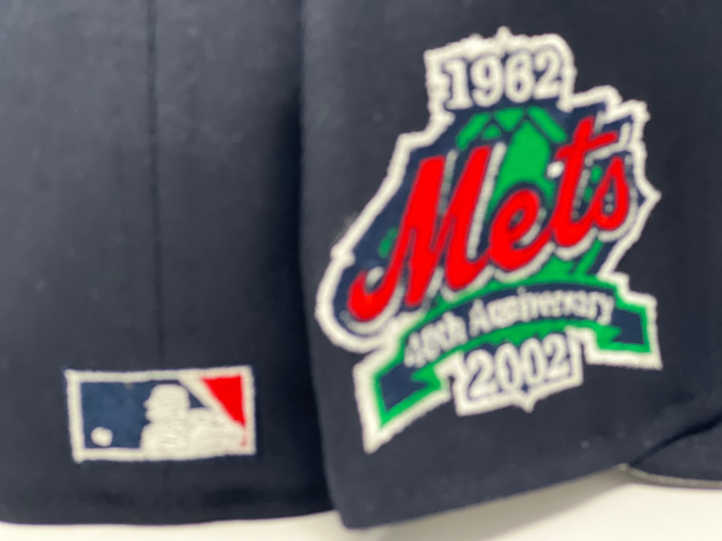 New York Mets 40th Anniversary Gray Brim New Era Fitted Hat
