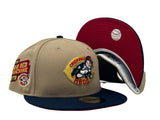 Cincinnati Reds 1975 World Series Red Brim New Era Fitted Hat
