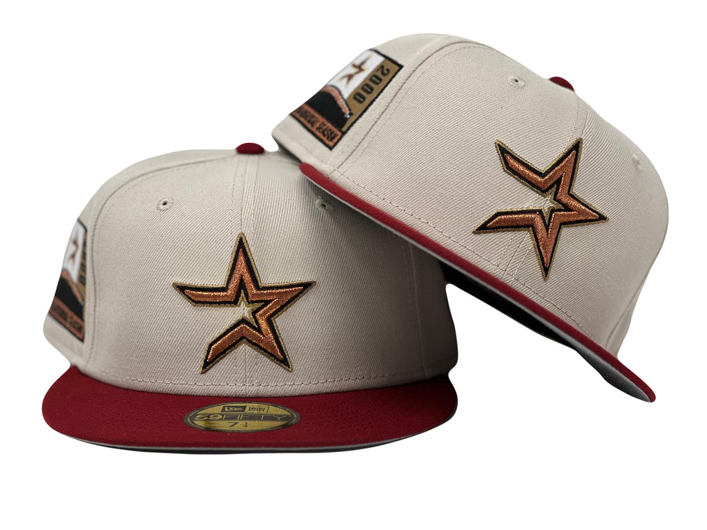 Off White Houston Astros 2000 Inaugural Season New Era Fitted