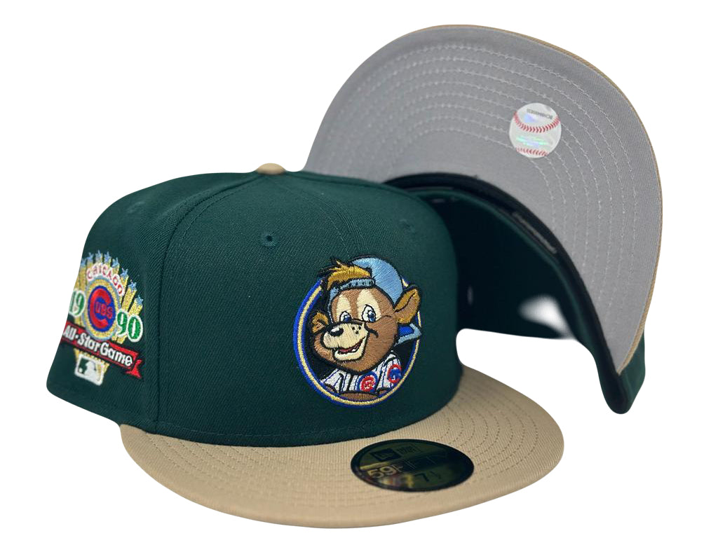 Dark Green Chicago Cubs Bear Logo New Era 59fifty New Era Fitted