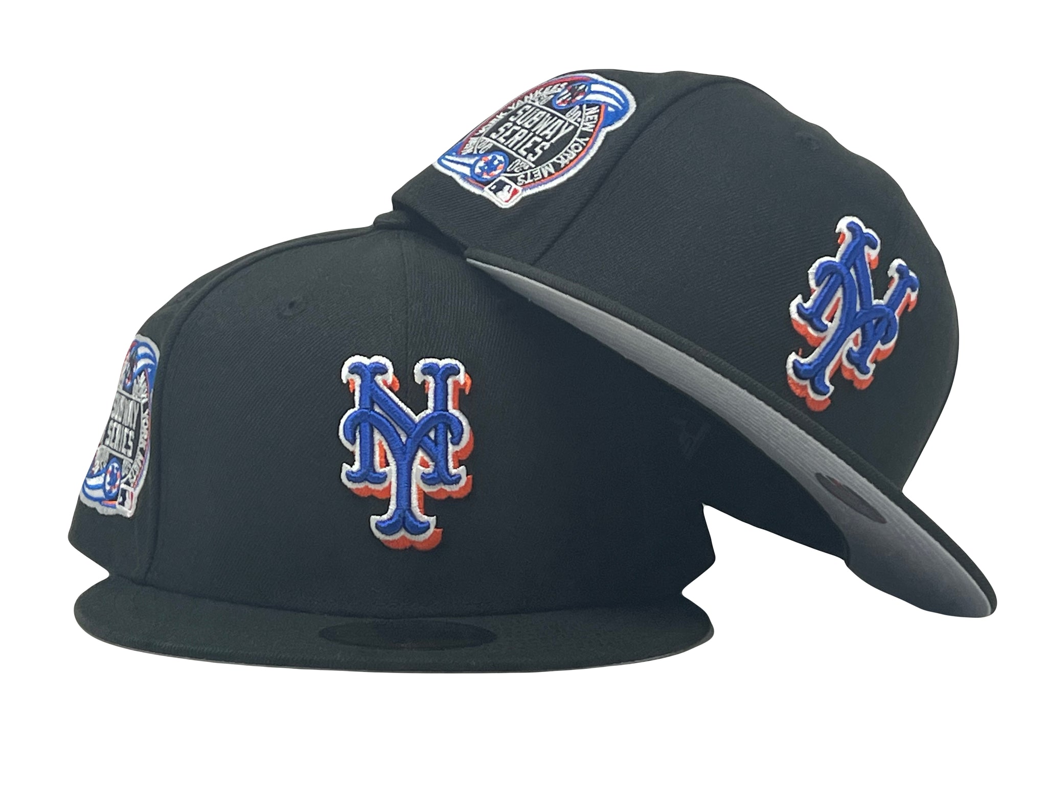 On-Field Black NY Mets Subway Series Gray Brim New Era Fitted Hat – Sports  World 165