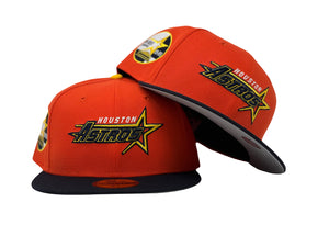 Houston Astros 35th Anniversary Navy Blue Orange New Era Fitted Hat
