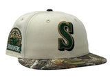 SEATTLE MARINERS 30TH ANNIVERSARY "REAL TREE PACK" GRAY BRIM NEW ERA FITTED HAT