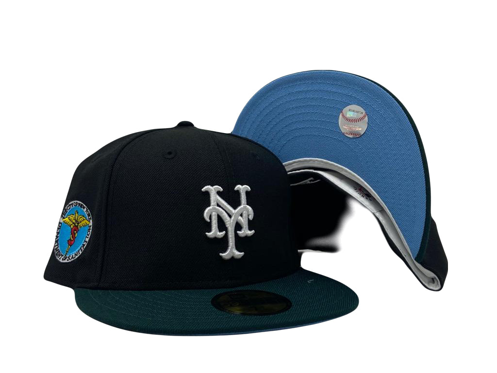 New York Mets Dept. Of Sanitation Black Icy Brim New Era Fitted Hat