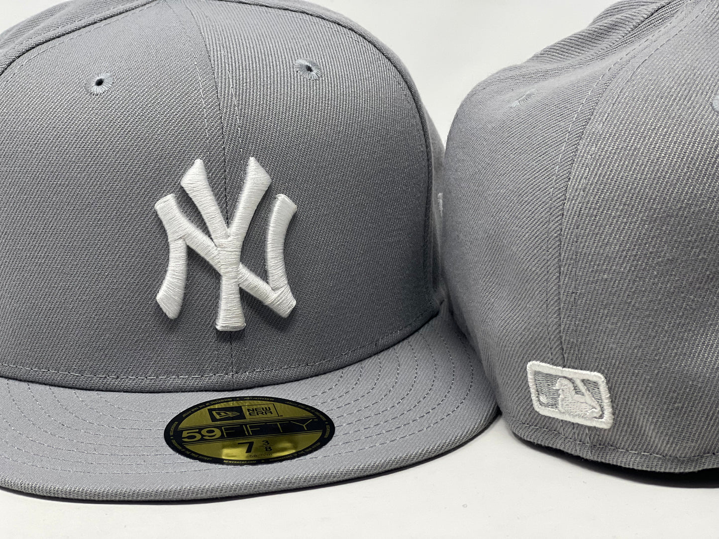 New York Yankees Light Gray New Era Fitted Hat