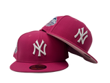 New York Yankees 1999 World Series Hot Pink New Era Fitted Hat