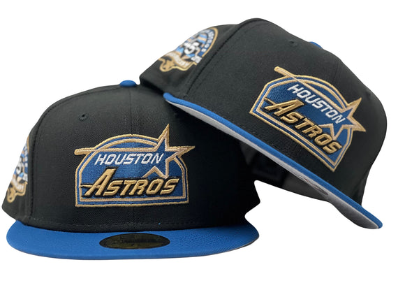 Houston Astros 45th anniversary gray brim new era fitted hat to Match Air Jordan 3 Wizards