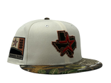 HOUSTON ASTROS 2010 INAUGURAL SEASON CHROME/ REAL TREE VISOR NEW ERA FITTED HAT