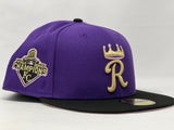 KANSAS CITY ROYAL 2015 WORLD SERIES CHAMPIONS PINK BRIM NEW ERA FITTED HAT