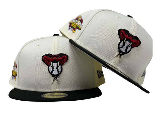 Arizona Diamondbacks 2001 World Series Gray Brim New Era Fitted Hat