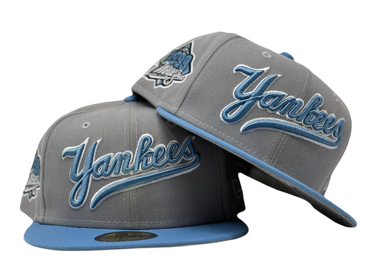 New York Yankees 1999 World Series Gray Brim New Era Fitted Hat